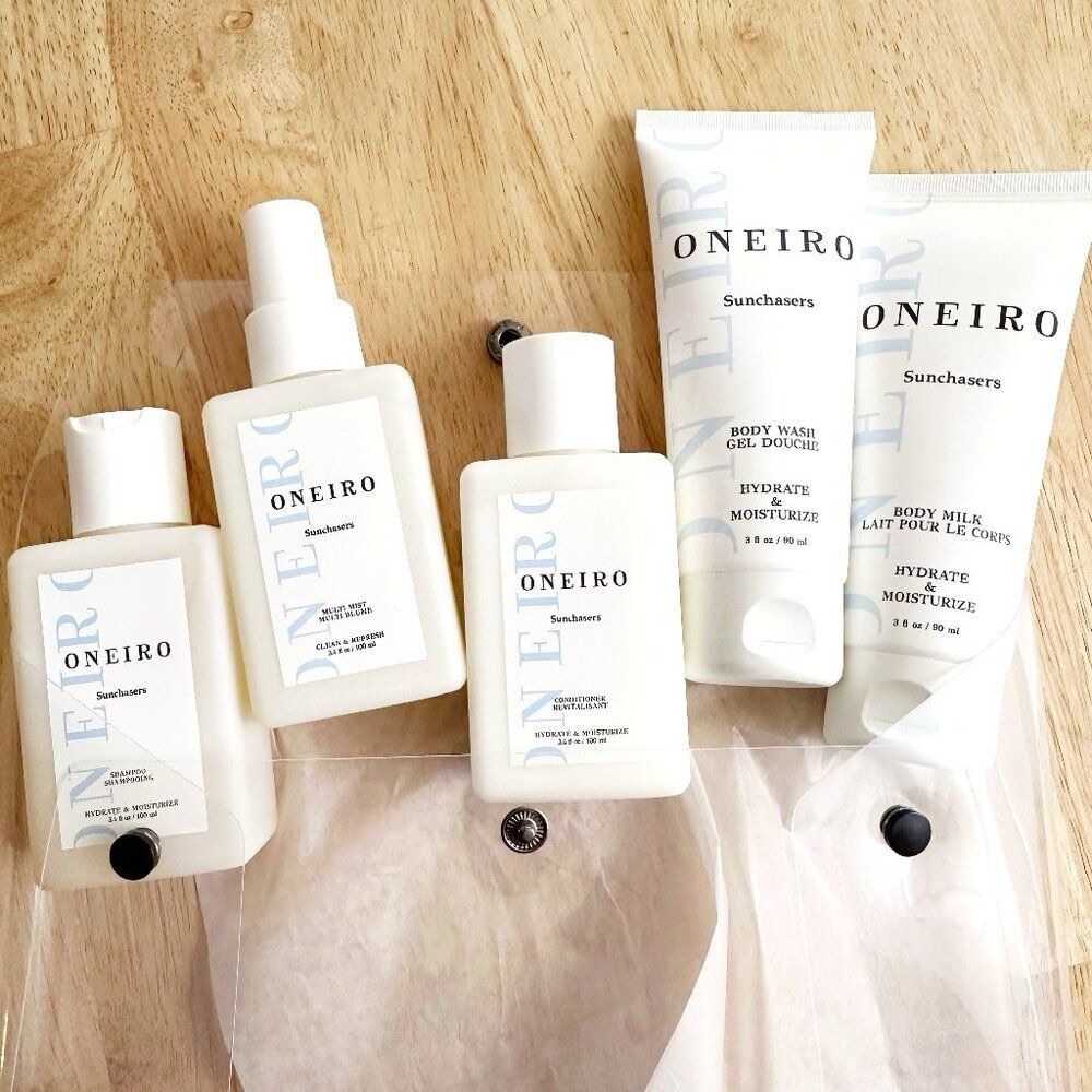 ONEIRO Sunchasers Ready Go Kit Travel Ready Clean & Vegan Personal Care NWT